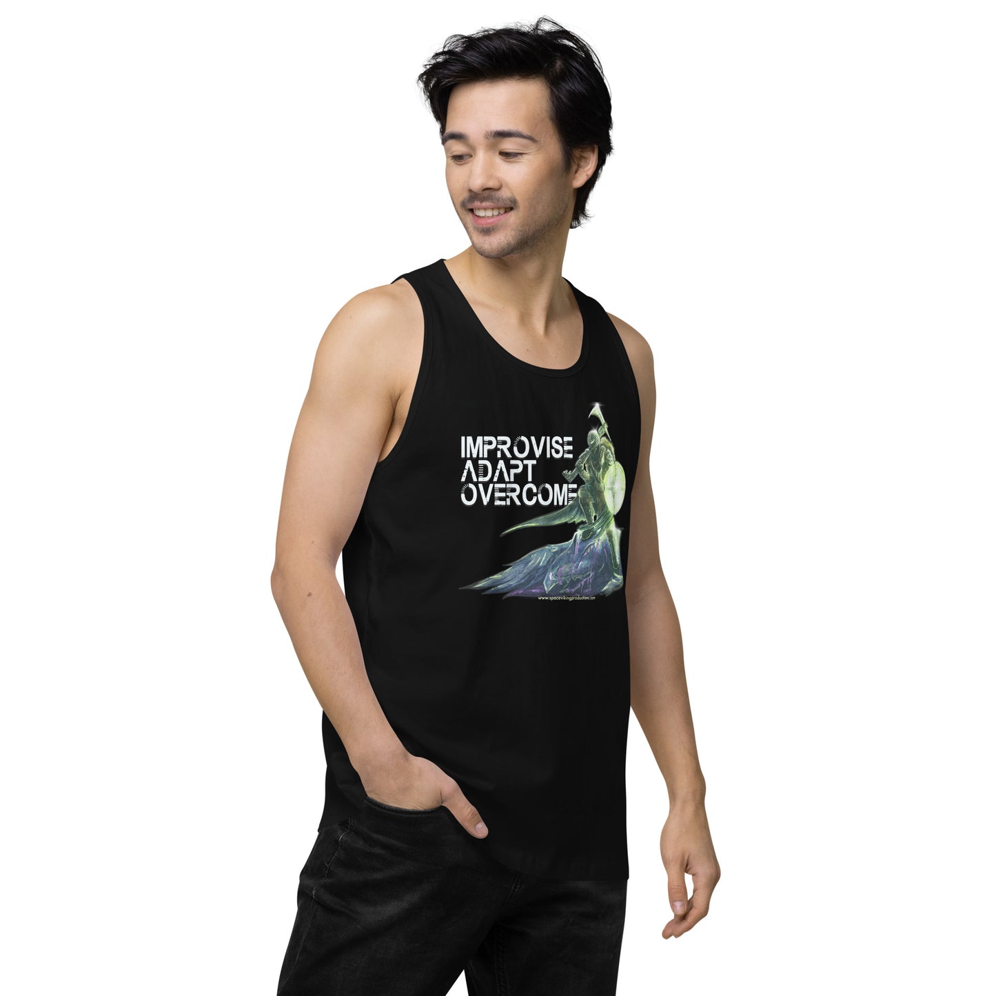 Improvise, Adapt, Overcome - Men’s tank top